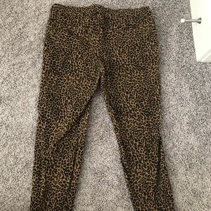 Old Navy Leopard Print Pixie Pants